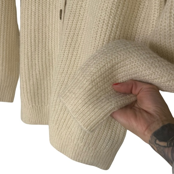 Marine Layer Nova Oversized Cardigan Ivory Wool Blend Women’s Size Small NWT - Picture 9 of 13